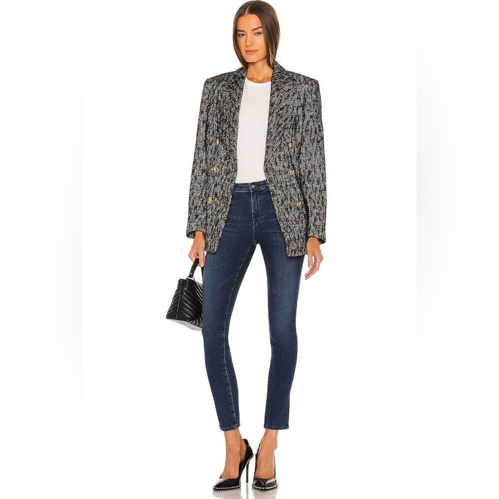 AG JEANS "THE LEGGING ANKLE SUPER SKINNY" Stretch Jeans In "CGY"